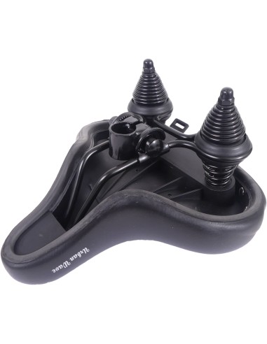 Fahrradsattel Edge Urban XL Wave - Schwarz