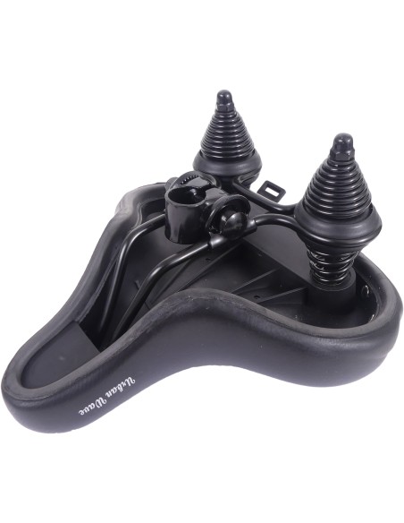 Fahrradsattel Edge Urban XL Wave - Schwarz