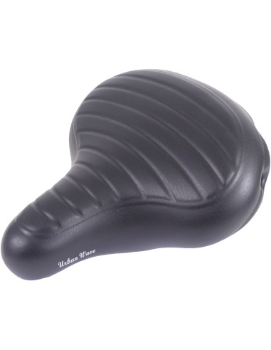 Fahrradsattel Edge Urban XL Wave - Schwarz