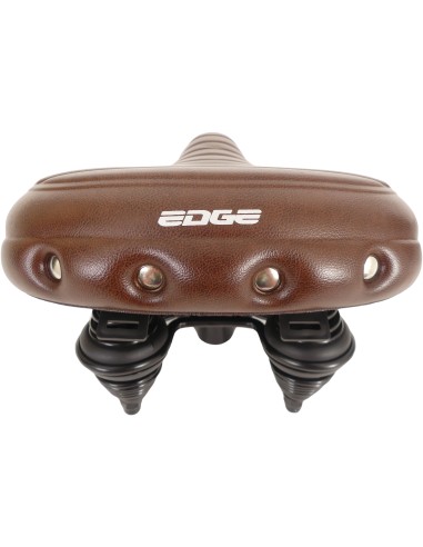 Fahrradsattel Edge Urban XL Wave - Braun
