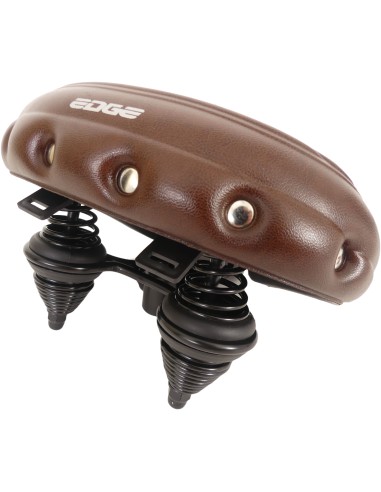 Fahrradsattel Edge Urban XL Wave - Braun