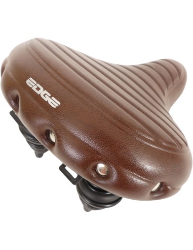 Fahrradsattel Edge Urban XL Wave - Braun