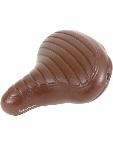 Fahrradsattel Edge Urban XL Wave - Braun