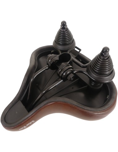 Fahrradsattel Edge Urban XL Wave - Braun