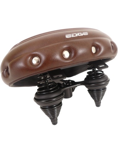 Fahrradsattel Edge Urban XL Wave - Braun