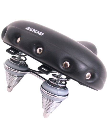 Fahrradsattel Edge Urban XL - Schwarz (blister)