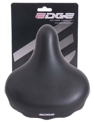 Fahrradsattel Edge Urban XL - Schwarz (blister)
