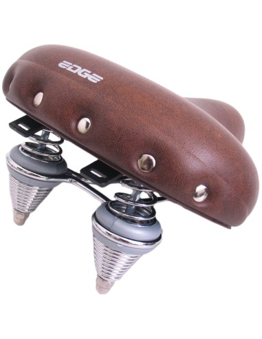 Fahrradsattel Edge Urban XL - mattes Dunkelbraun