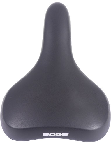 Fahrradsattel Edge Towny mit Memory-Schaum   Schwarz