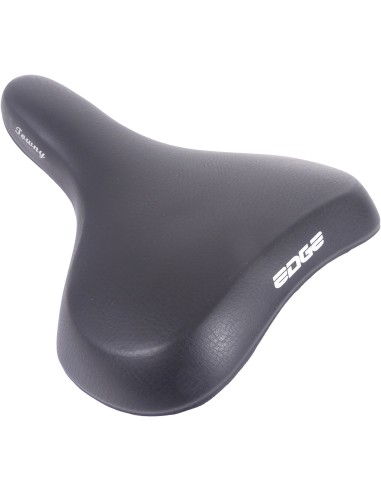 Fahrradsattel Edge Towny mit Memory-Schaum   Schwarz