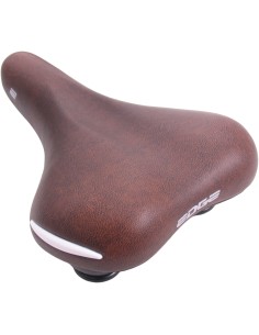 Fahrradsattel Edge Liberto - Mattbraun (auf einer Karte)