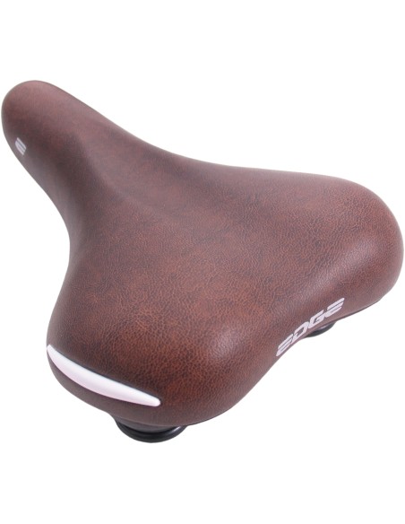 Fahrradsattel Edge Liberto - Mattbraun (auf einer Karte)