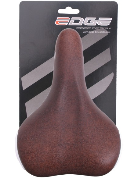 Fahrradsattel Edge Liberto - Mattbraun (auf einer Karte)