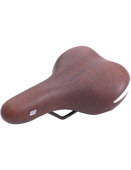 Fahrradsattel Edge Liberto - Mattbraun (auf einer Karte)