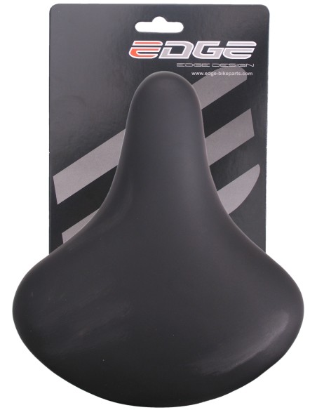 Fahrradsattel Edge City Eco - Schwarz (auf einer Karte)