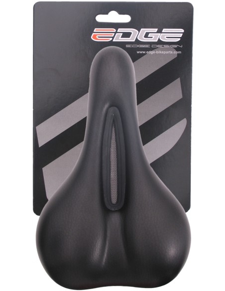 Fahrradsattel Edge Vento Unisex - Schwarz (auf einer Karte)