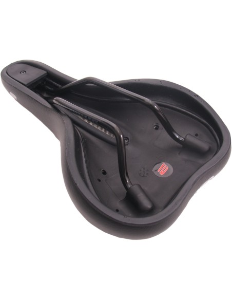 Fahrradsattel Edge Vento Unisex - Schwarz (auf einer Karte)