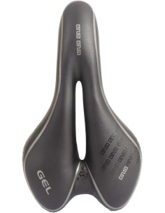 Fahrradsattel Edge Umbria Gel - Schwarz