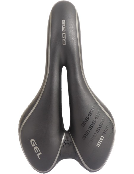 Fahrradsattel Edge Umbria Gel - Schwarz