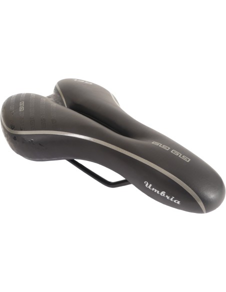 Fahrradsattel Edge Umbria Gel - Schwarz