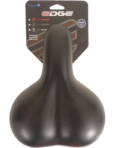 Fahrradsattel Edge Lazio - Schwarz