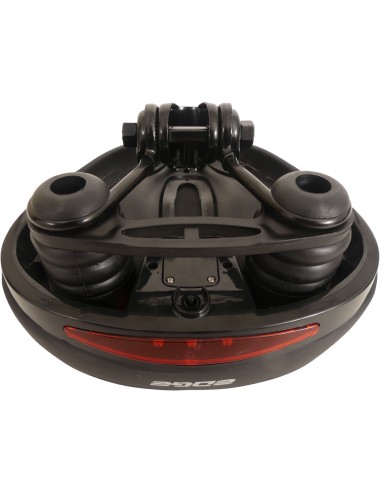 Fahrradsattel Edge Veneto inkl. Pick-up-Halterung und Rücklicht -Schwarz