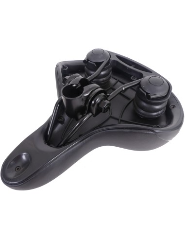 Fahrradsattel Edge City Soft inkl. Sattelkloben - Schwarz