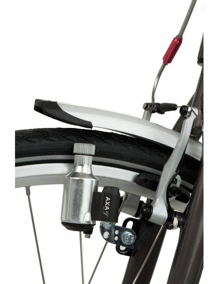 Dynamo AXA 8201 Links mit PVC-rad - silber (blister)