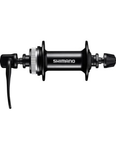 Vorderradnabe 8/9/10 fach Shimano FH-MT200-B - 36 Löcher Center Lock Bremsscheibenmontage - Schwarz