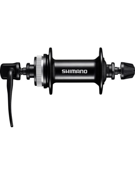 Vorderradnabe 8/9/10 fach Shimano FH-MT200-B - 36 Löcher Center Lock Bremsscheibenmontage - Schwarz