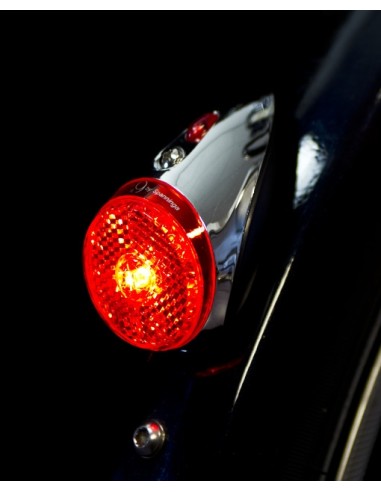 Rücklicht Spanninga Retro NR 9 XDvS Dynamo - Chrom
