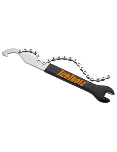 Multispeed Werkzeug IceToolz 24034S4 mit Pedalschlüssel, Haken und Freilaufabzieher 1/2x3/32