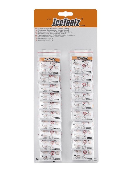 Selbstklebende Schlauchflicken IceToolz 24056H2 - 20 Sets