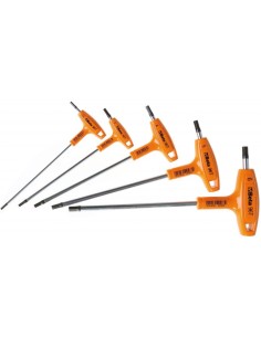Sechskant-Stiftschlüsselsatz Beta Tools 96T/S5P mit Kunststoff-T-Griff (5-teilig)