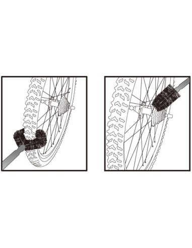 Reinigungsbürstenset IceToolz C124 (2-Teilig)
