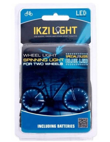 Radbeleuchtung IKZI für 2 Räder - blaue LEDs
