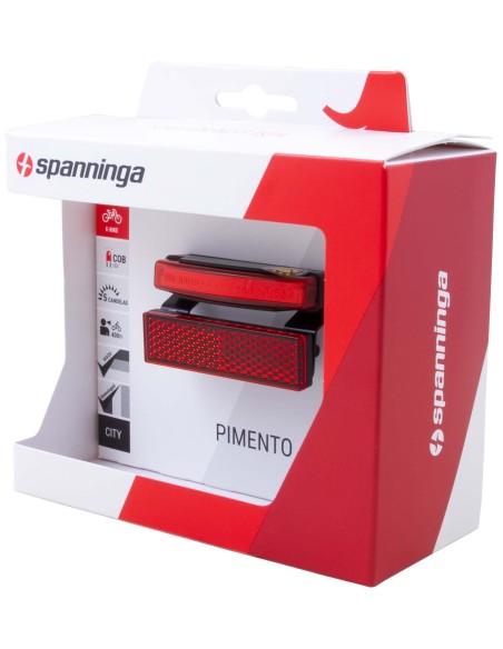 Rücklicht Spanninga Pimento XDS mit 50mm Trägerbefestigung