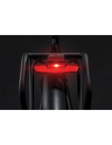 Rücklicht für Gepäckträger Axa Juno Batterie Auto / Off - 50 mm Montage