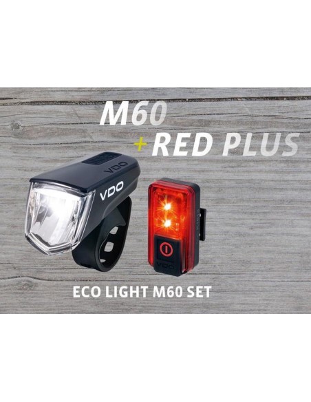Beleuchtungsset VDO Eco Light M60 USB + RED USB
