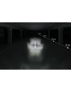 Scheinwerfer Busch und Müller Lumotec Lyt B N Plus mit Standlicht für Nabendynamo 20 Lux - Schwarz
