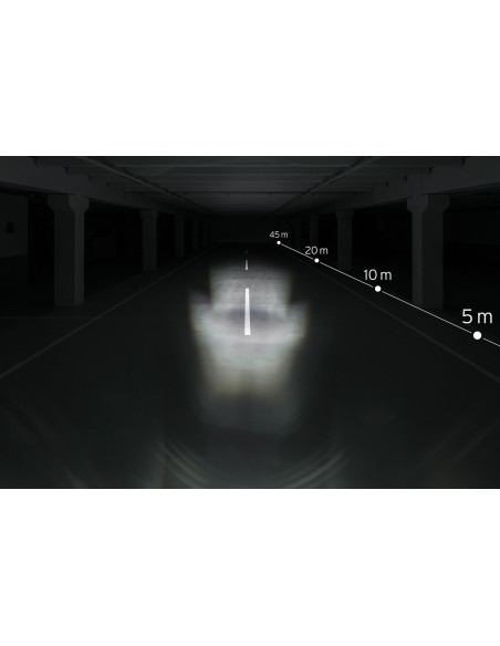 Scheinwerfer Busch und Müller Lumotec Lyt B N Plus mit Standlicht für Nabendynamo 20 Lux - Schwarz