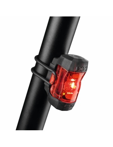 Lichtanlage Busch und Müller IXON Core + IXXI Rücklicht USB aufladbar 50 Lux - Schwarz/Silber