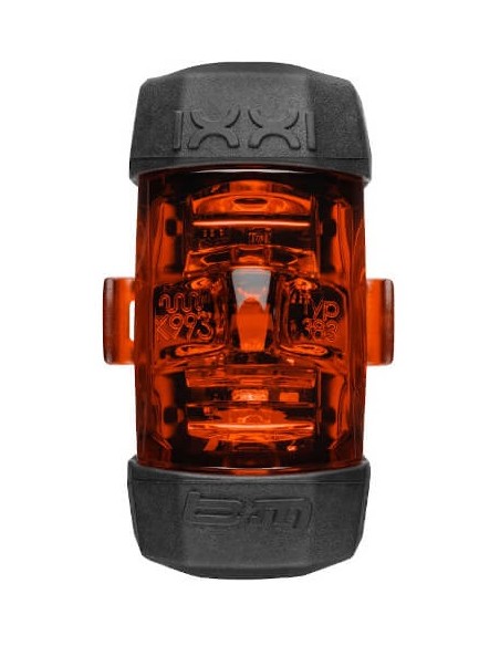 Lichtanlage Busch und Müller IXON Core + IXXI Rücklicht USB aufladbar 50 Lux - Schwarz/Silber