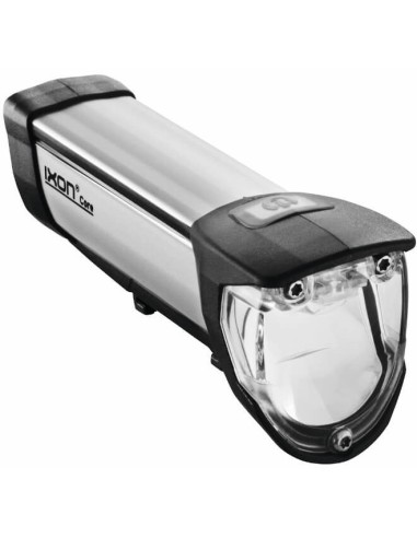 Lichtanlage Busch und Müller IXON Core + IXXI Rücklicht USB aufladbar 50 Lux - Schwarz/Silber