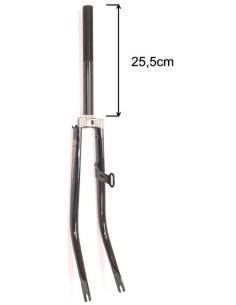 Gabel 28" Schwarz mit Dynamohalter