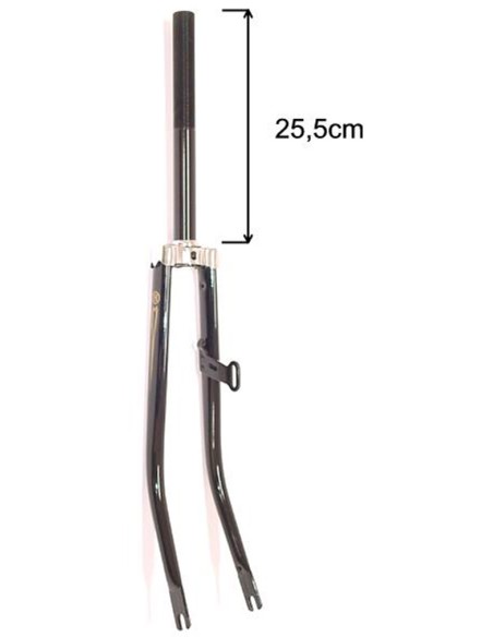 Gabel 28" Schwarz mit Dynamohalter