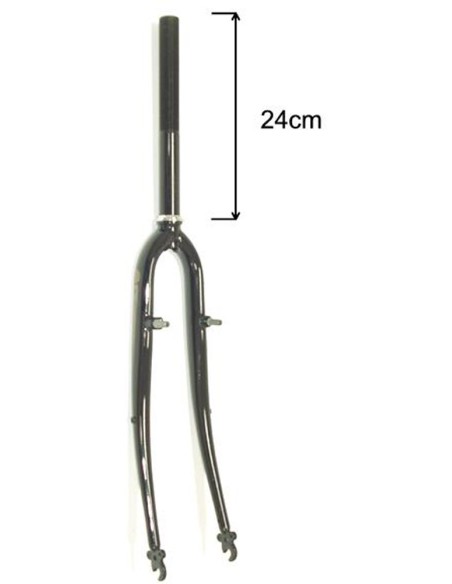 Gabel 28" Hybride Schwarz mit Cantisockel
