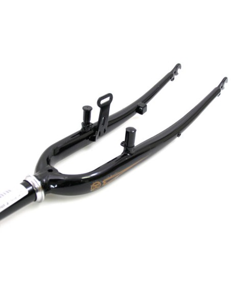 Gabel 28" Hybride Schwarz mit Cantisockel + Dynamohalter