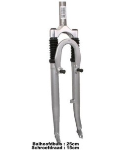 Federgabel 28"-1-1/8" Silber