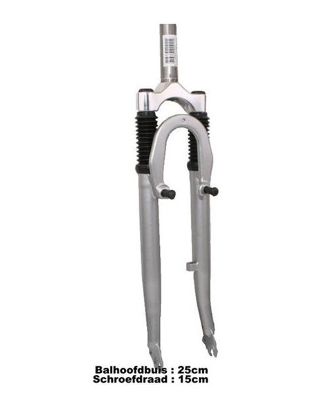 Federgabel 28"-1-1/8" Silber